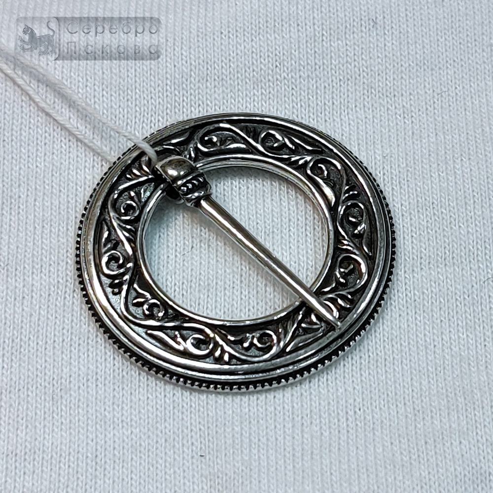 Брошь "Фибула" ажурная
