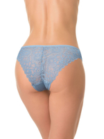 Бамбуковые трусы-бразилиана со средней линией талии (Размер: S) (Цвет: деним (грязно-синий))