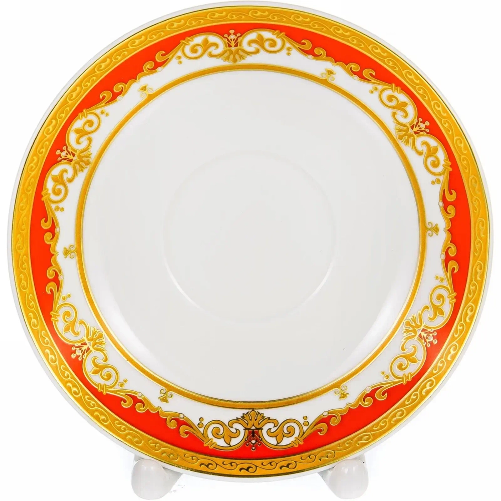 Чайный набор чашка 240мл + 2 блюдца 123-16007