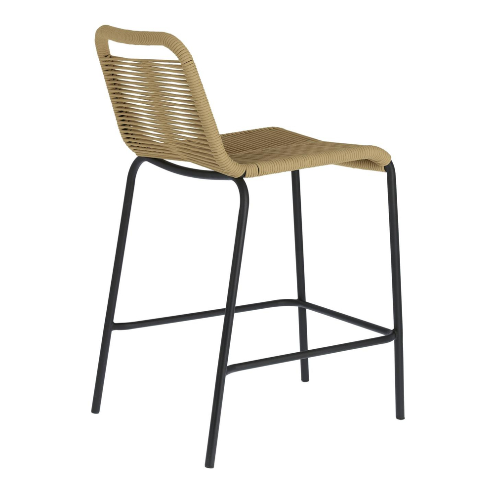Полубарный стул La Forma (ex Julia Grup) Glenville 62 см бежевый