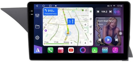 Магнитола Mercedes-Benz GLK X204 2012-2015 NTG 4.5 - FarCar 9590 монитор 9.5" QLED на Android 14, TS18, CarPlay, 4G SIM-слот