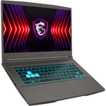 Ноутбук MSI Thin 15 B12VE-1294XRU (9S7-16R831-1294) Core i5 12450H 16Gb SSD512Gb nVidia GeForce RTX4050 6Gb 15.6" IPS FHD (1920x1080) Free DOS grey