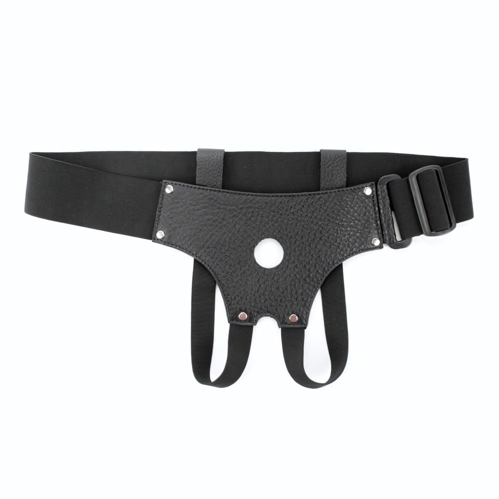 Трусики для страпона с маленьким отверстием (Размер: S-M) (Цвет: черный)