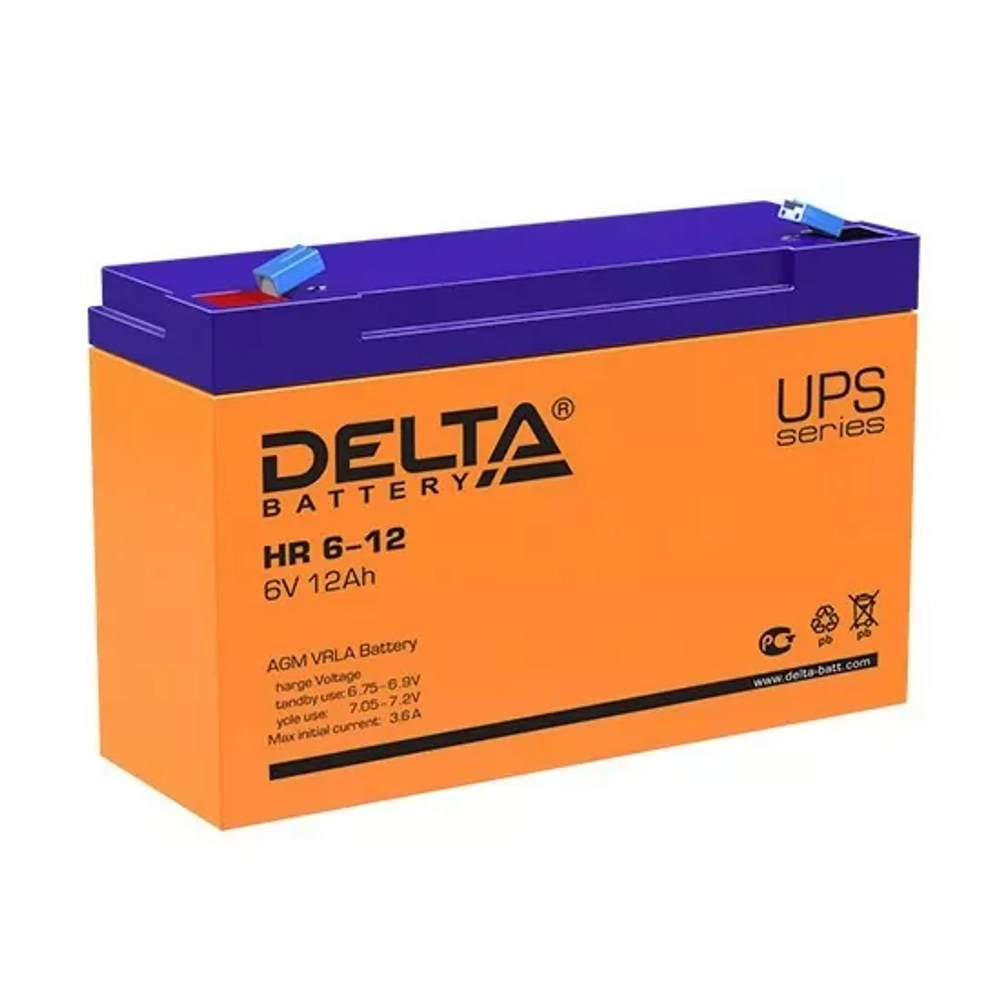 Аккумуляторные батареи Delta HR 6-12