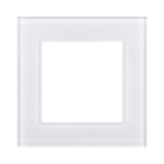 Рамка 1-постовая, стекло белый Kollinger Asthetik AS1WH