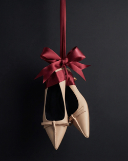 Туфли из натуральной кожи светло-бежевый