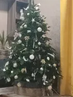 Ель искусственная «Вега» (Литая хвоя) от 1,2 м до 3 м