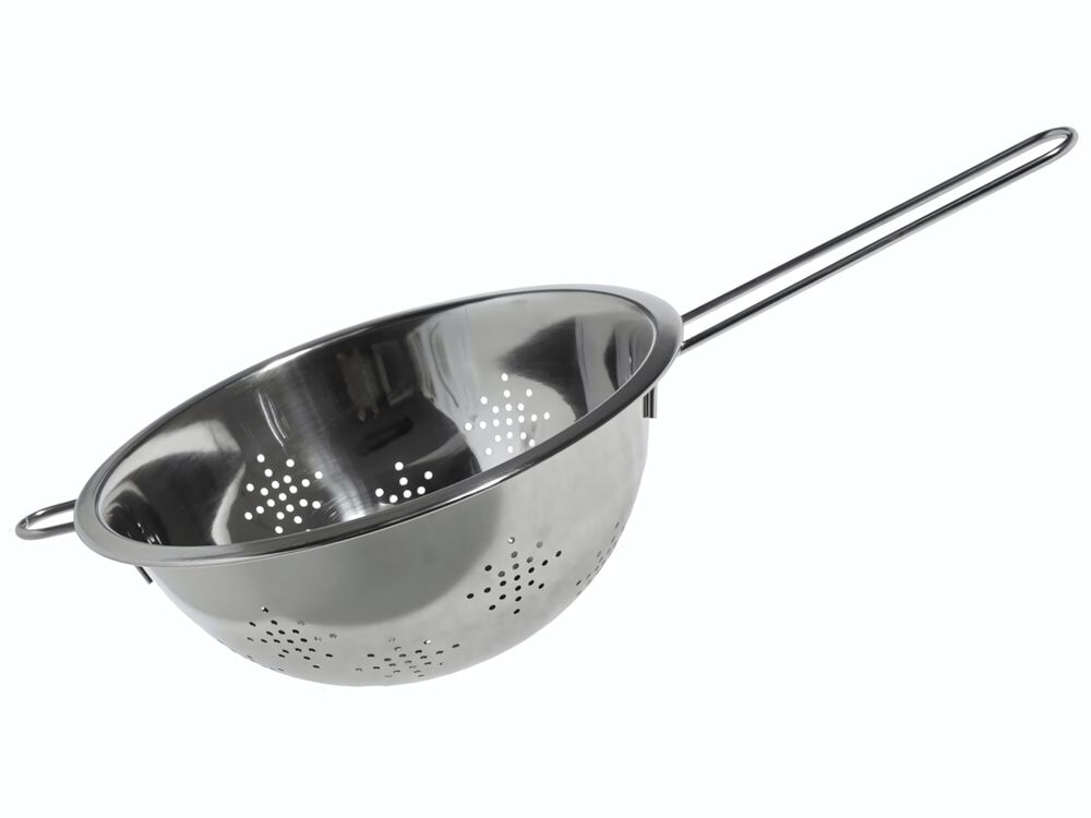 Дуршлаг 22см нерж с ручкой, 5121-22