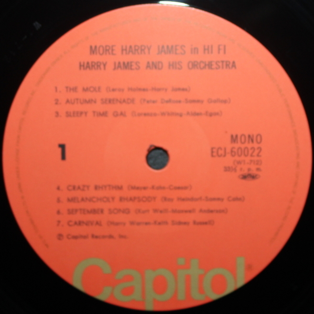 Harry James / More Harry James In Hi-fi (LP)