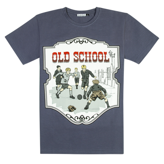 Футболка Old school серая