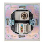 Розетка STRONG компьютерная RJ45 кат6 + TV с/у жемчуг KRANZ