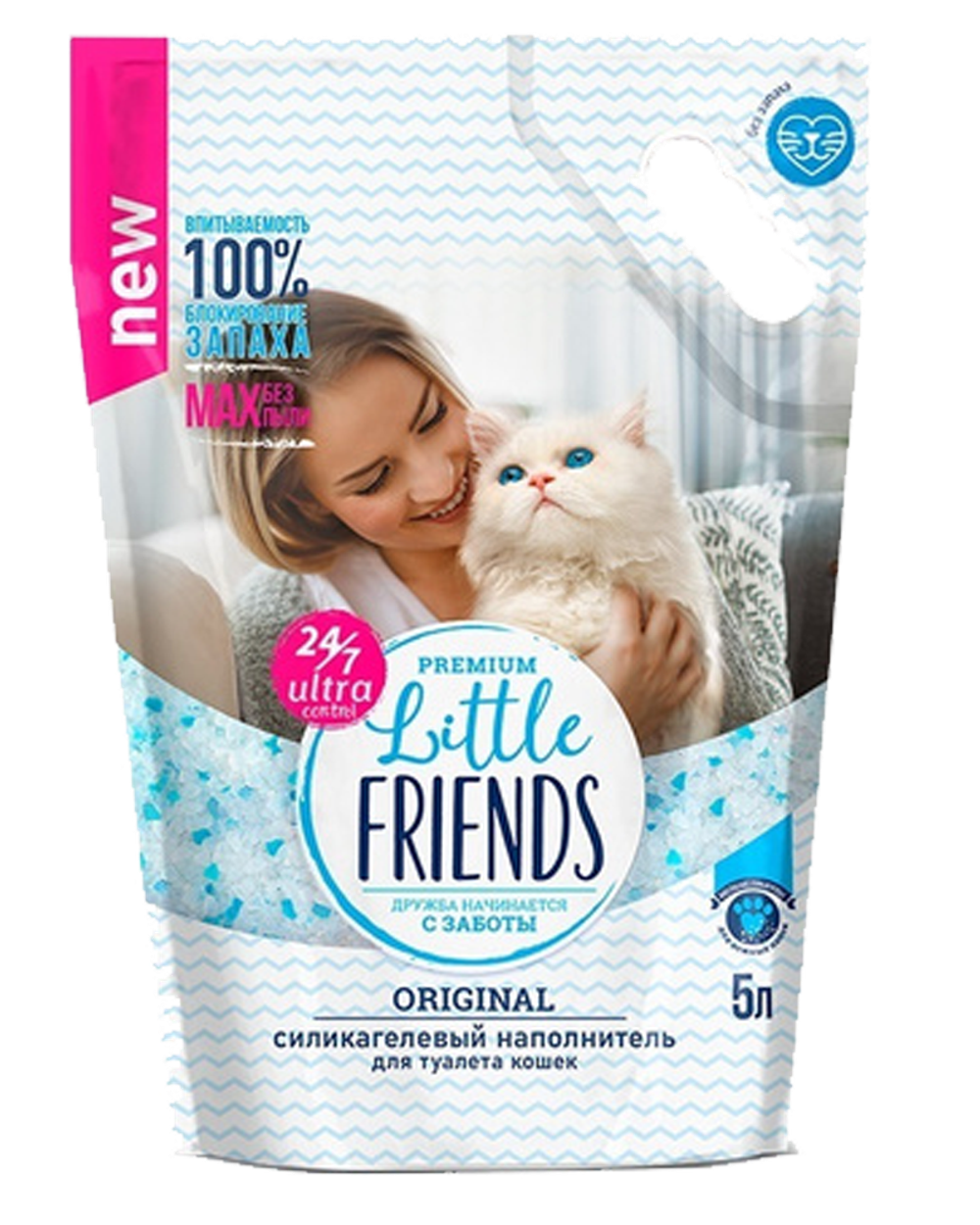 Little Friends Оригинал наполнитель силикагелевый 5л.