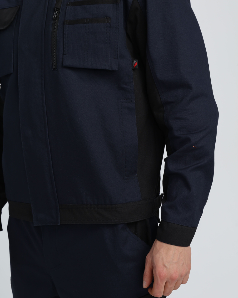 Куртка Милан NEW CH МВО (тк.Смесовая,270), т.синий/черный