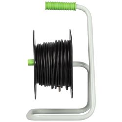 Удлинитель силовой ЭРА GREEN LINE KAT-3x1-40m Greenline на катушке пластик 4 розетки с заземлением 40м ПВС 3x1мм2