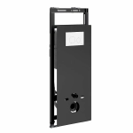 Инсталляция для унитаза WasserKraft Salm 27TLT.010.ME.BL.WM02 черная панель/кнопка белая матовая