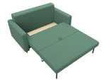 Диван прямой Лига-070, Амур 11 РОГОЖКА зеленый