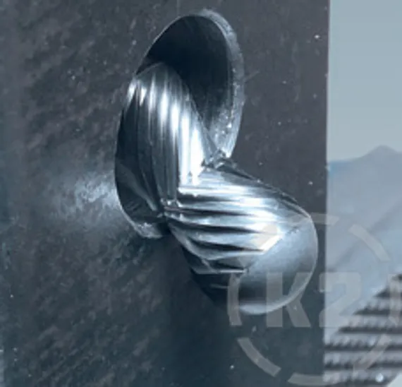 Комбинированная борфреза Karnasch Curve + Цилиндр со сферическим концом