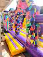 Коммерческий надувной батут «Космический калейдоскоп» 17,5*8,5*6 м