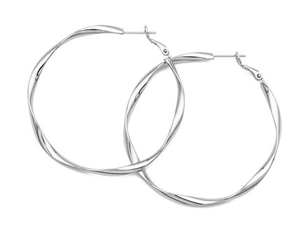 Серьги-Кольца "Витые" 55мм