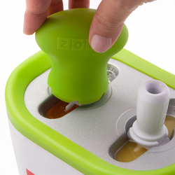 Набор для приготовления мороженого duo quick pop maker зеленый