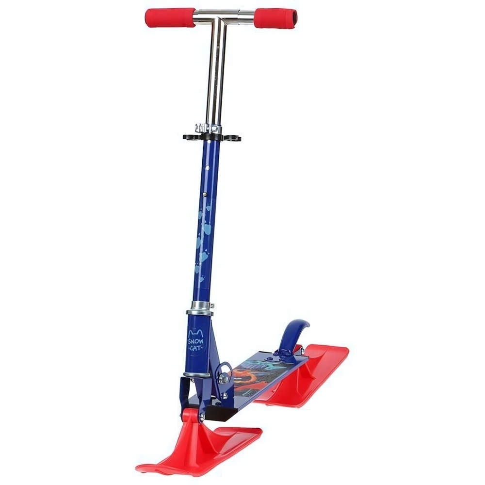 Самокат-снегокат зимний 2в1, 100мм 9687195