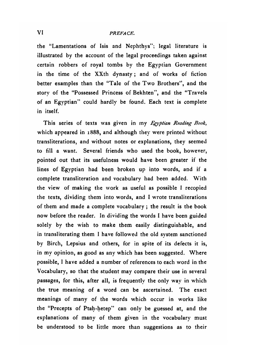 An Egyptian reading book for beginners | E. A. Wallis Budge