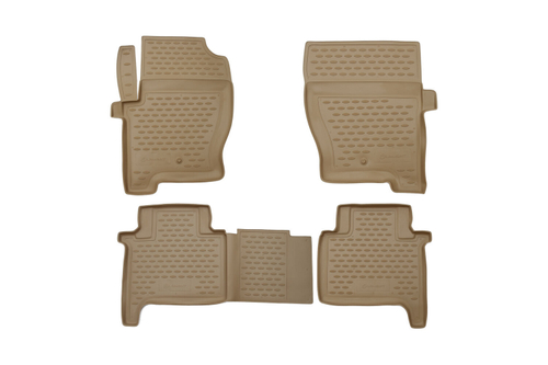 Коврики в салон для LAND ROVER Range Rover Sport 2005-2012, 4 шт. (полиуретан, бежевые) NLC.28.03.212