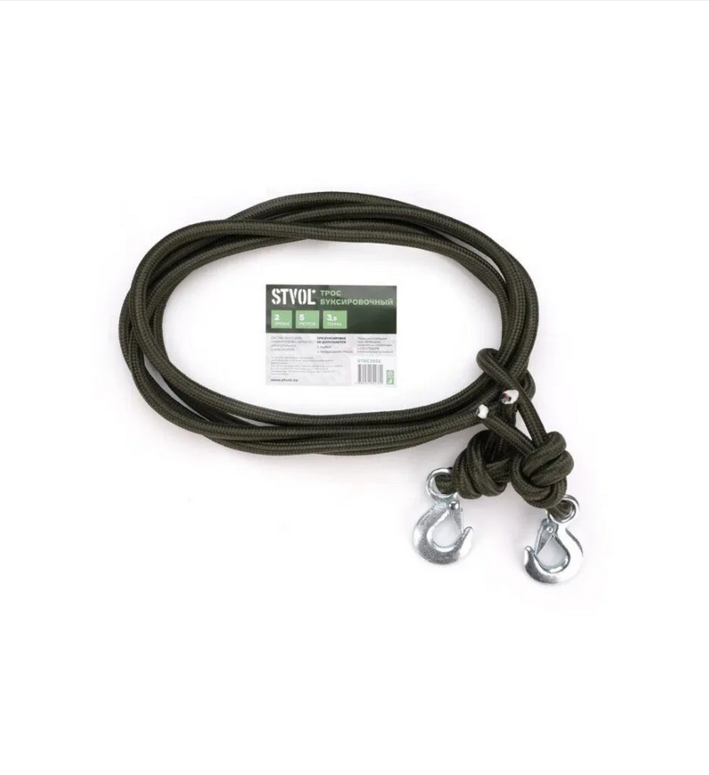 Трос буксировочный 3.5Т/5м. Stvol STBC3502