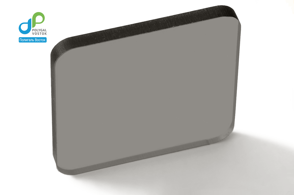 Монолитный поликарбонат 2х2050х3050 Серебро Моногаль (гарантия 15 лет) (75 л в пал.)