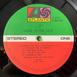Винтажная виниловая пластинка LP Yes Close To The Edge (Japan 1972) (No Obi)