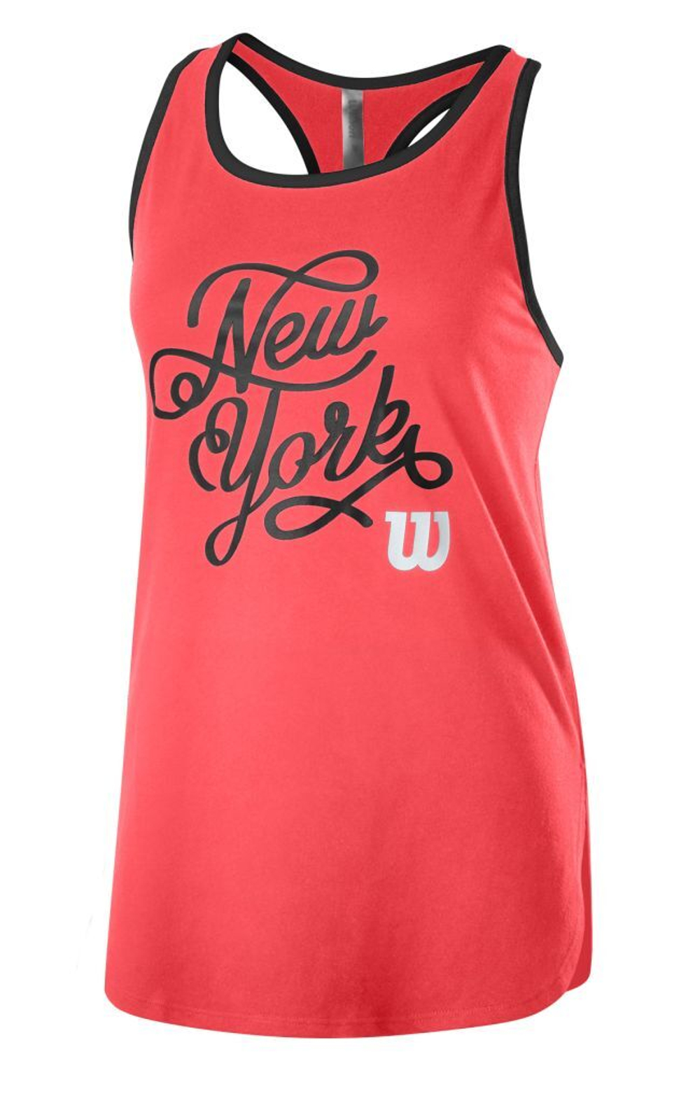 Топ теннисный Wilson New York City Calligra Tech Tank W - fiery coral