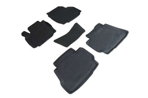 Резиновые коврики с высоким бортом для Ford Mondeo IV 2007-2015, Seintex.01311