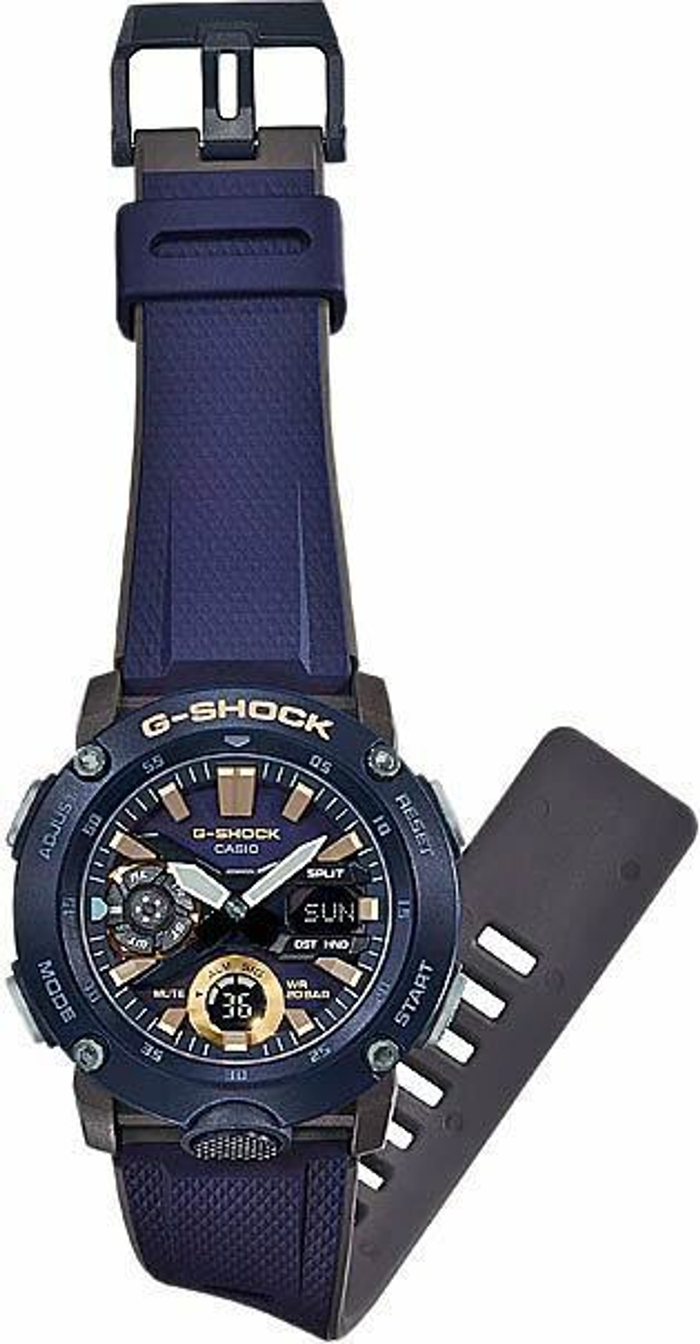 Японские наручные часы Casio G-SHOCK GA-2000-2AER с хронографом