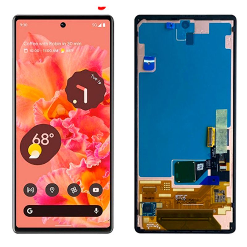 Дисплей для Google Pixel 6 в сборе с тачскрином черный (уценка)