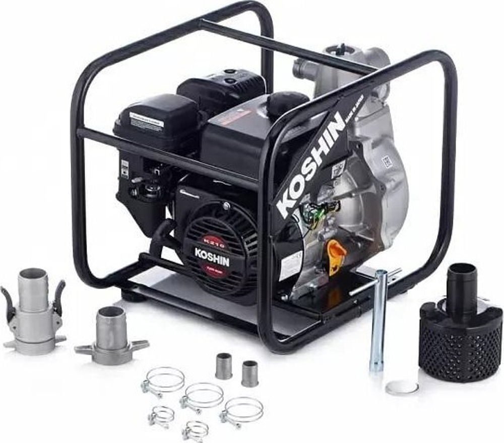 Мотопомпа бензиновая KOSHIN SERV 50Z для слабозагрязненной воды, высоконапорная SERV-50Z o/s