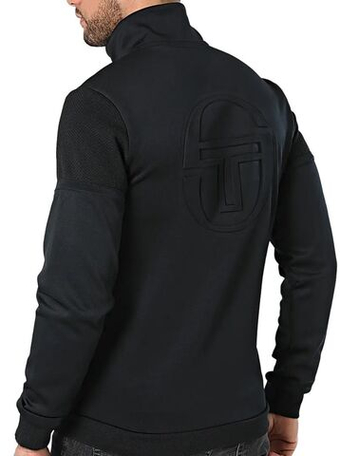 Мужская теннисная кофта Sergio Tacchini Mijey Tracktop - черный