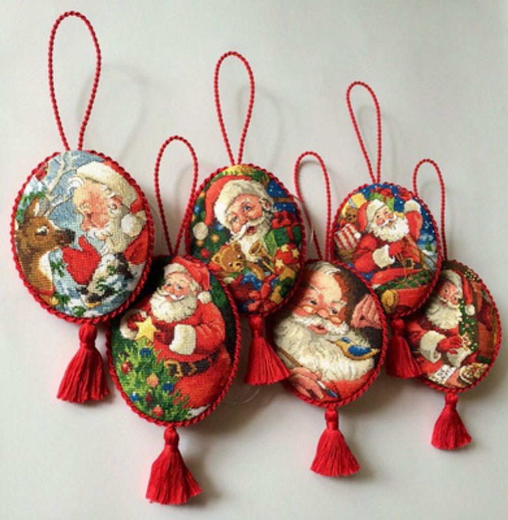 "Рождество в духе Санты"-08775 вышивка