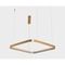 Подвесной светодиодный светильник Italline IT013-6024 gold 3000K