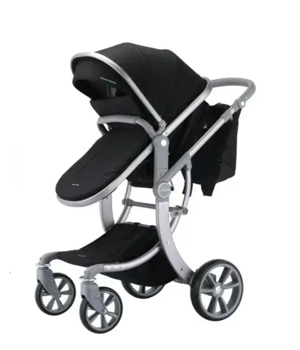 Детская коляска Luxmom 606 3в1 (черный)