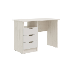 Стол с ящиками Юниор-4, Шарли Белый, Дуб Крафт Белый