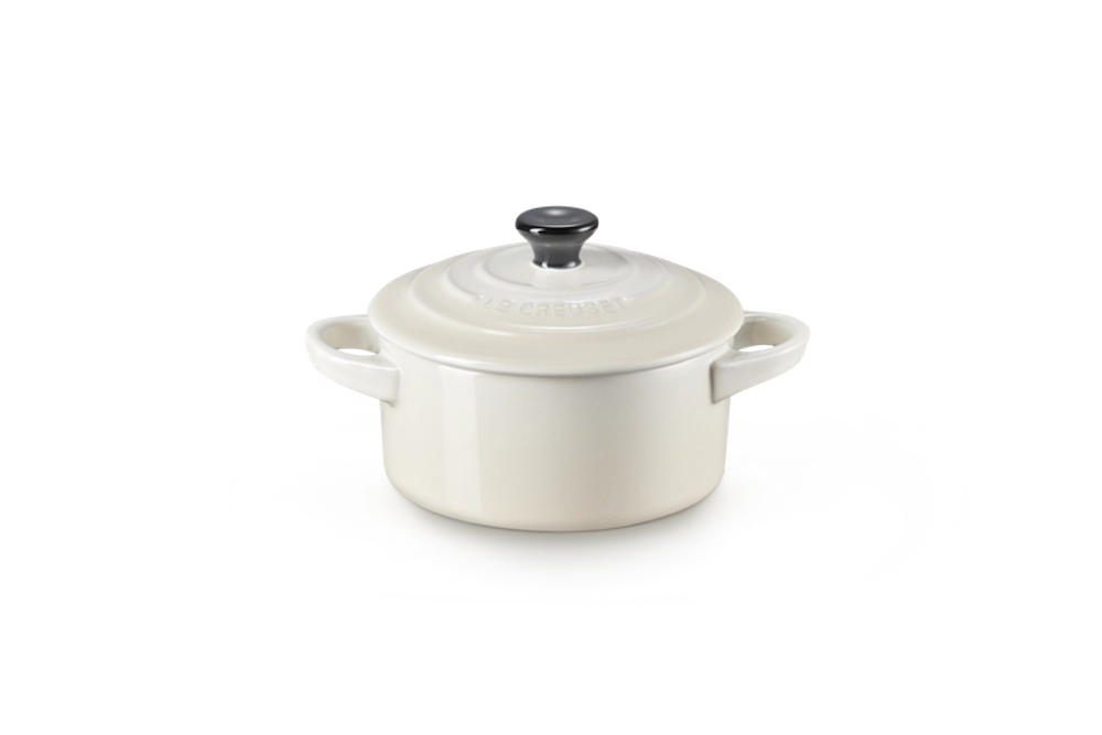 Le Creuset Мини-кокотница 10см кремовая