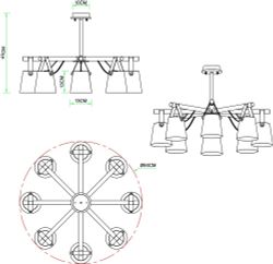 Потолочная люстра Arte Lamp