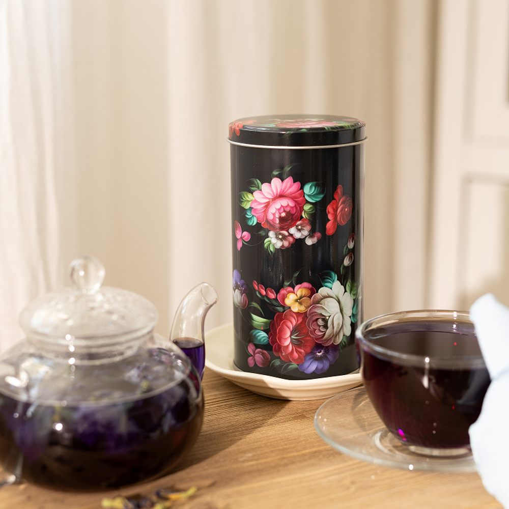 Баночка жестяная для хранения малая