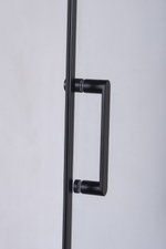 Душевое ограждение Niagara Nova NG-6812-08ВLACK (120х80х195) прямоугольник,черный,дверь раздвижная,стекло прозрачное,1 место