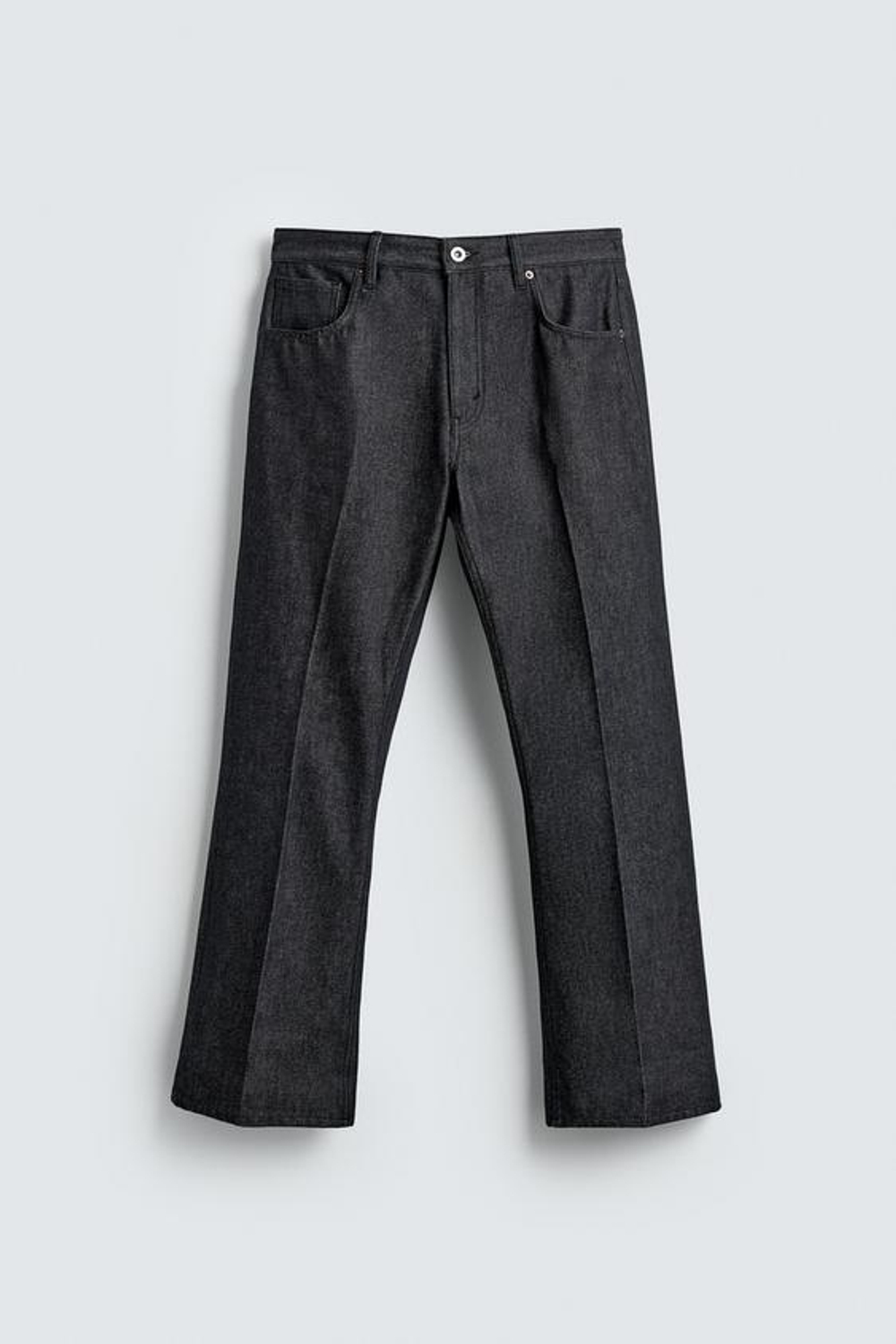 ZARA ДЖИНСЫ STRAIGHT FIT BOOTCUT, СИНИЙ