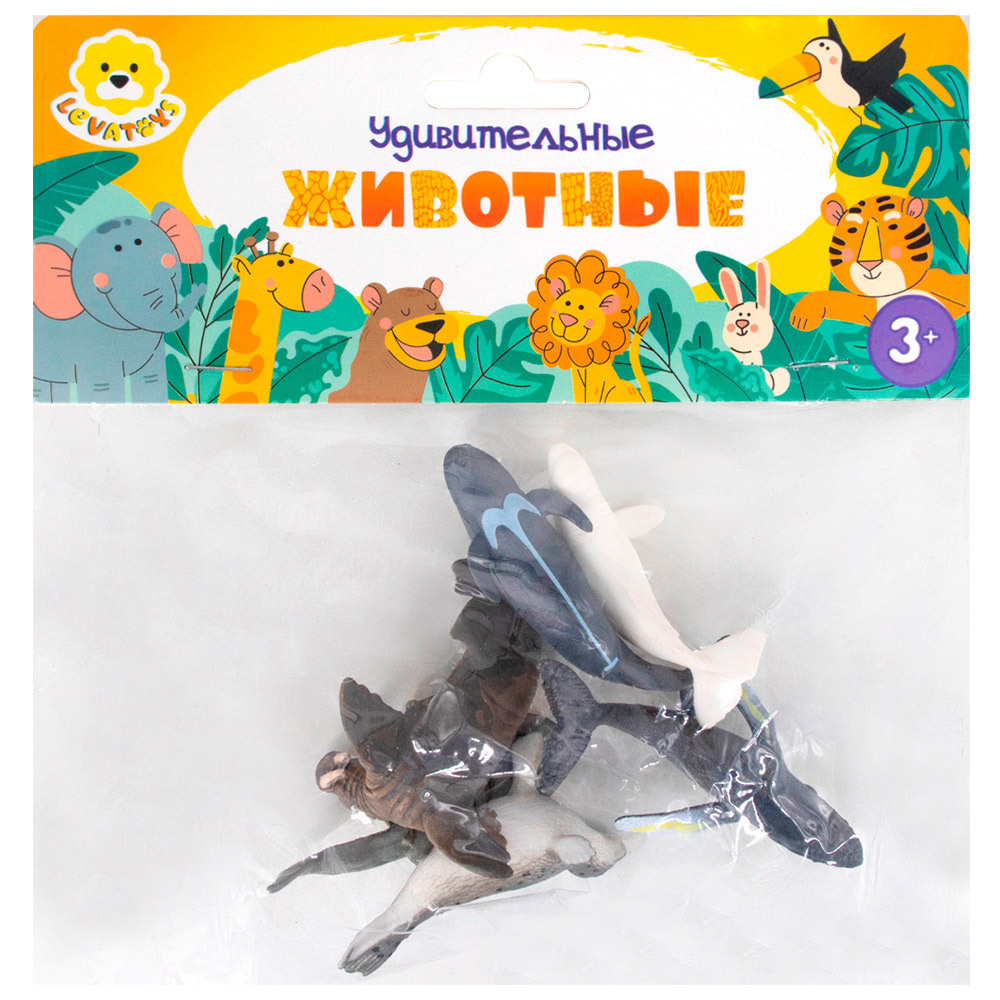Набор животных Levatoys MK2206-11A Морские в пак.