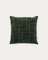 Чехол для подушки Prila из бархатного хлопка зеленого цвета с вышивкой 45 x 45 см