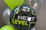 Фольгированный шар с надписью «Happy Birthday. NEXT LEVEL», 46 см