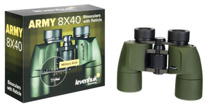 Бинокль Levenhuk Army 8x40 с сеткой