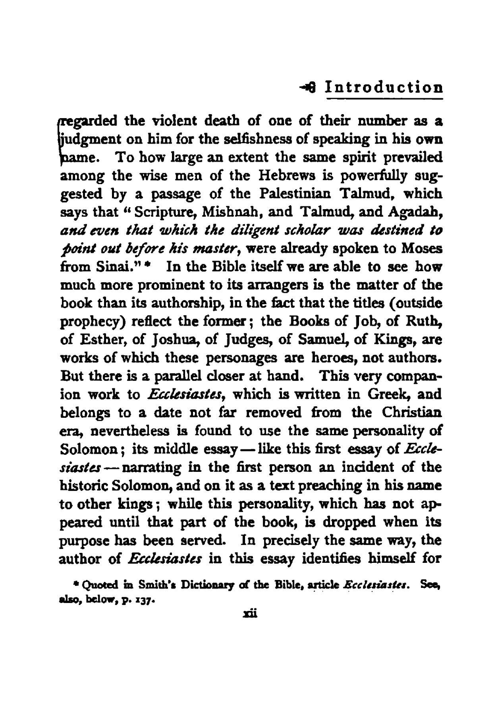Ecclesiastes & The Wisdom of Solomon | Moulton Richard Green